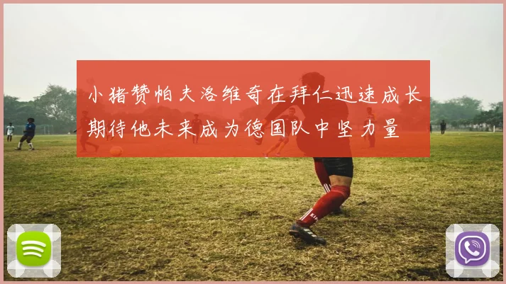 小猪赞帕夫洛维奇在拜仁迅速成长期待他未来成为德国队中坚力量